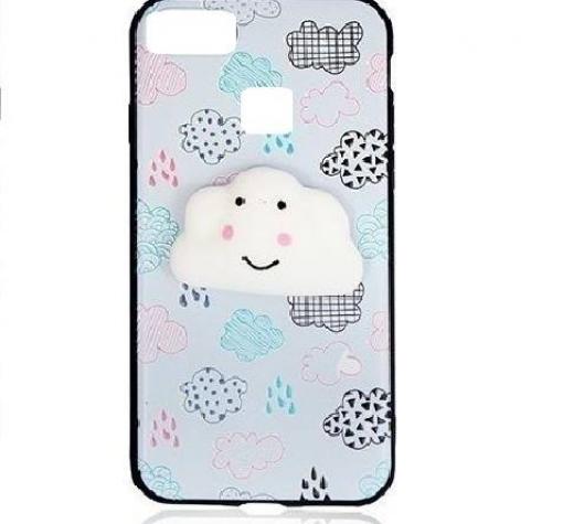 Луксозен силиконов калъф / гръб / TPU 4D за Huawei P9 Lite - облак / Cloud
