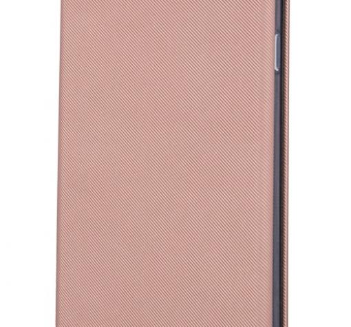 Луксозен кожен калъф Flip тефтер със стойка VIVA Smart Case за Huawei P Smart 2019 - Rose Gold
