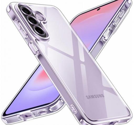 Силиконов калъф / кейс / за Samsung A57 5G - прозрачен гръб със защита за камерата