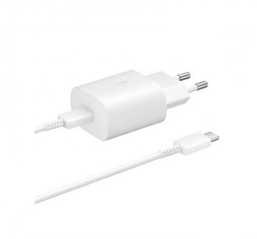 Оригинално зарядно за Samsung S22 Ultra 5G EP-TA800EBE Super Charge 25W / Type-C - бяло
