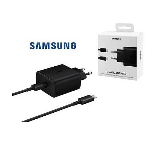 Оригинално Зарядно SAMSUNG 45W 220v Super Fast Charger и USB-C Кабел 1.8m EP-T4510XBE - Samsung S24 / S24 Plus / S24 Ultra