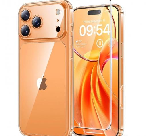 Комплект Прозрачен Кейс и Стъклен 5D Протектор за iPhone 17 Pro