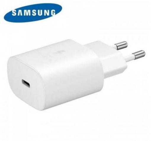 Оригинално зарядно / адаптер / за Samsung S22 Ultra 5G EP-TA800EBE Super Charge 25W / Type-C - бял