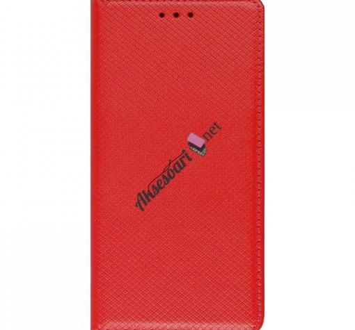 Кожен калъф Flip тефтер Flexi със стойка за Samsung A5 2017 A520 - червен / ромбове