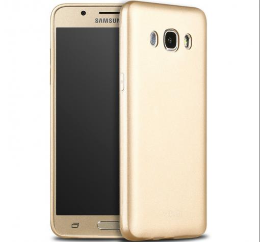 Оригинален силиконов калъф / гръб / TPU X-level Guardian Series за Samsung J7 2016 J710 - златист