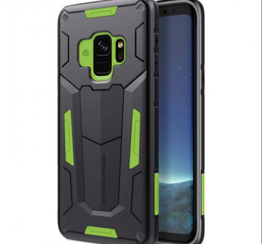 Твърд гръб Nillkin DEFENDER II за Samsung S9 G960 - черен със зелено