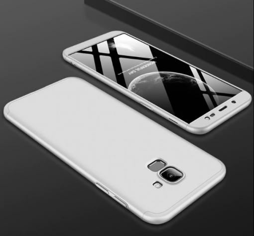 Твърд гръб Magic Skin 360° FULL за Samsung J6 2018 - сребрист
