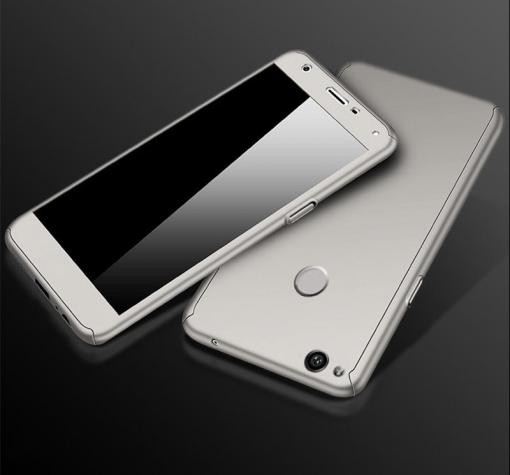 Твърд гръб Magic Skin 360° FULL за Huawei P9 Lite - сребрист