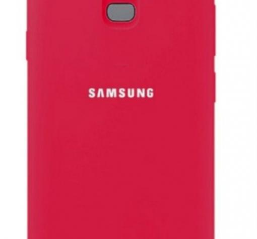 Оригинален гръб Silicone Cover за Samsung J6 2018 - розов