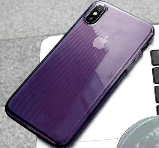 Луксозен силиконов гръб BASEUS Glow Case за Apple iPhone XS Max - черен