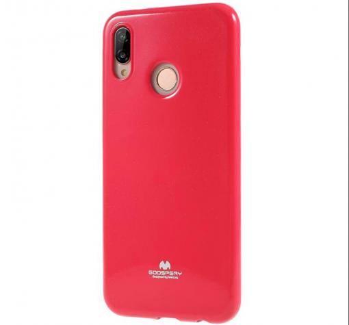 Луксозен силиконов калъф / гръб / TPU Mercury GOOSPERY Jelly Case за Huawei Honor 8X - розов