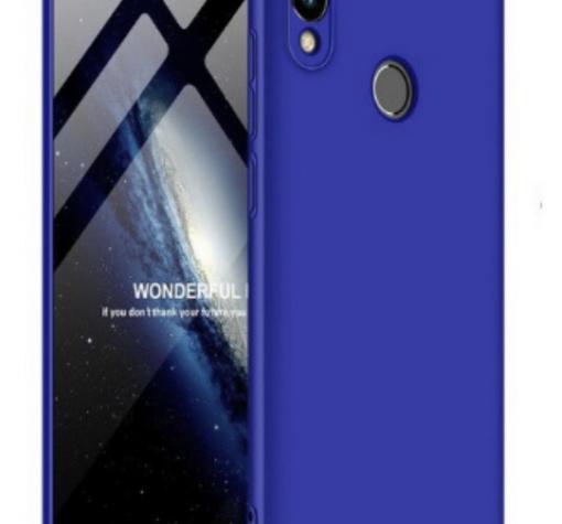 Твърд гръб Magic Skin 360° FULL за Xiaomi Redmi 7 - син