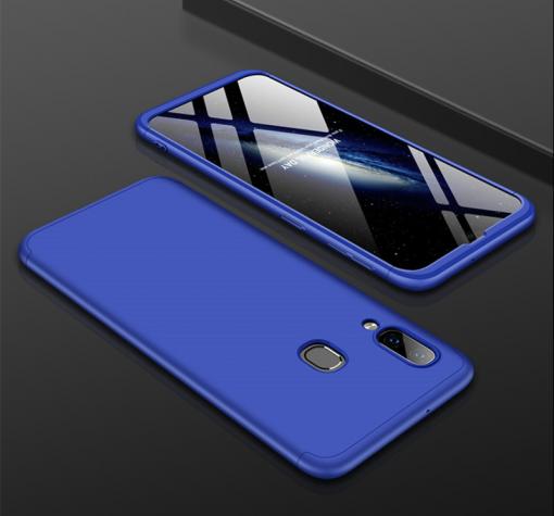 Твърд гръб Magic Skin 360° FULL за Samsung A30 - син