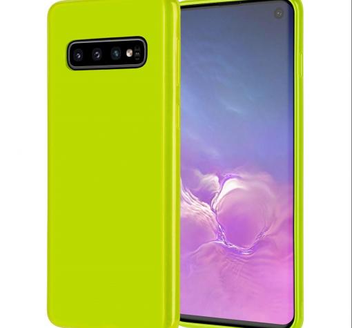 Силиконов калъф / гръб / TPU NORDIC Jelly Case за Samsung S10 Plus - лайм