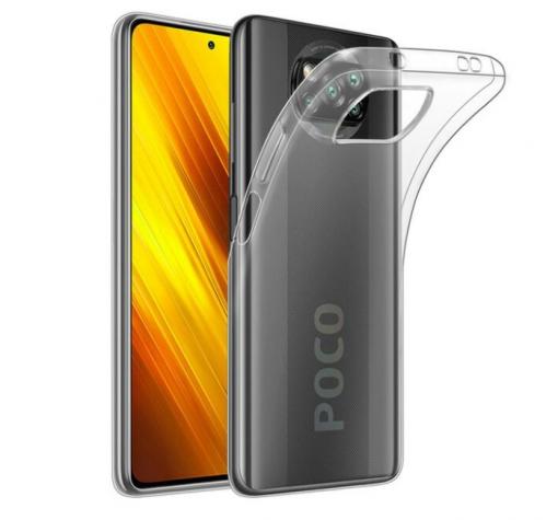 Силиконов калъф / гръб / TPU за Xiaomi Poco X3 - прозрачен
