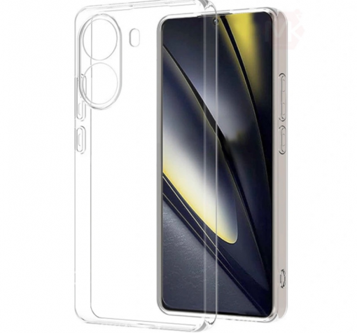 Силиконов калъф / гръб / TPU кейс за Xiaomi Poco X7 Pro - прозрачен