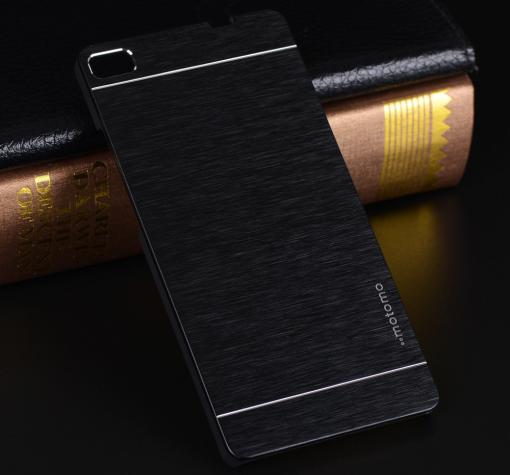 Луксозен твърд гръб MOTOMO за Huawei P9 Lite - черен