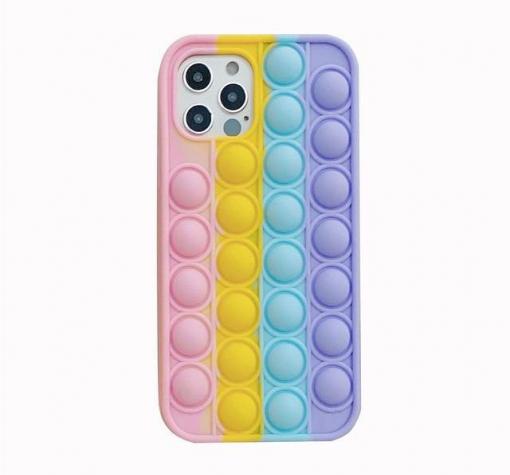 Силиконов калъф / гръб / TPU 3D Rainbow POP за Apple iPhone 12 / 12 Pro 6.1'' - art 1