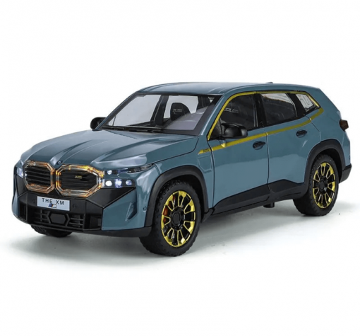 Метален джип с отварящи се врати капаци светлини и звуци BMW XM 1:24