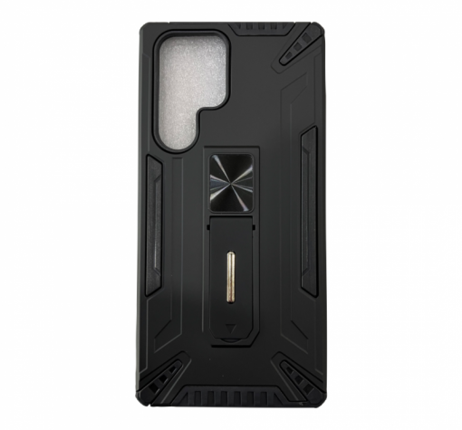 Удароустойчив кейс със стойка Magnetic Car Holder case за Samsung S22 Ultra 5G - черен