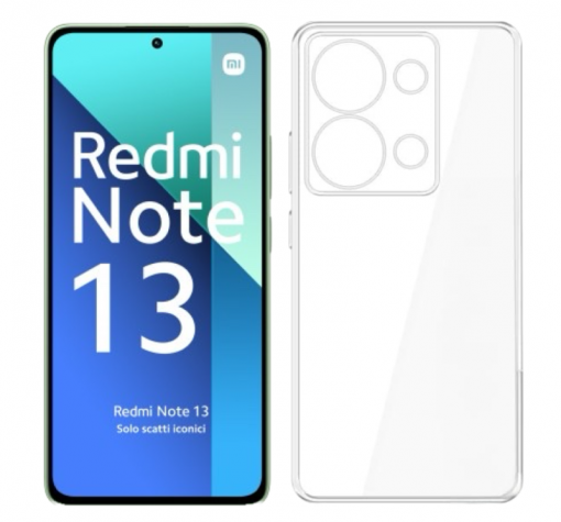 Силиконов калъф / гръб / TPU кейс за Xiaomi Redmi Note 13 4G - прозрачен кейс със защита за камерата