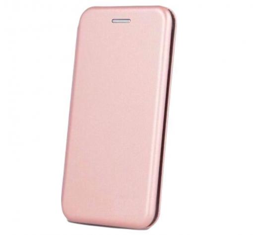 Луксозен кожен калъф Flip тефтер със стойка OPEN за Xiaomi Redmi Note 13 4G - розов