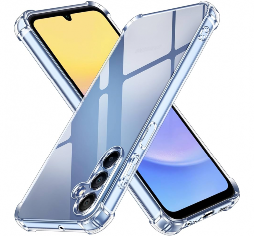 Удароустойчив силиконов калъф / гръб / TPU Anti Shock за Samsung A16 - прозрачен