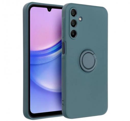 Силиконов твърд гръб TPU кейс / Case Magnetic Finger Ring Car Holder / за Samsung A16 - зелен