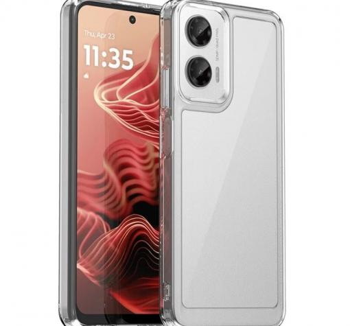 Силиконов калъф / гръб / TPU 2.0mm за Motorola Moto G35 5G - прозрачен