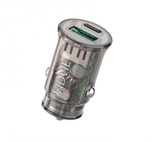 Зарядно устройство за кола адаптер VIDVIE CC534 Car Charger 12V-24V / 33W / Type-C кабел