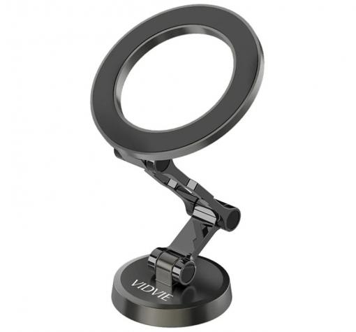 Магнитна стойка за кола с безжично зареждане MagSafe VIDVIE HC1537- черна