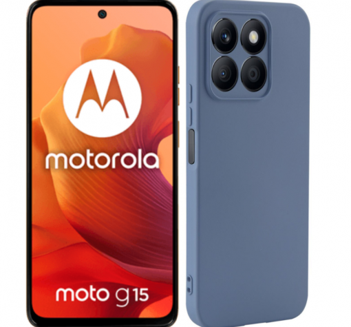 Силиконов калъф / кейс / Nano TPU за Motorola Moto G15 - лилав гръб със защита за камерата