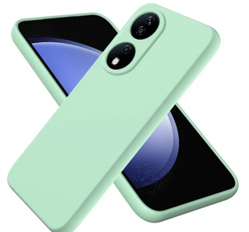 Силиконов калъф / кейс / Nano TPU за Honor X7B - мента гръб със защита за камерата
