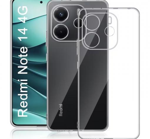 Силиконов калъф / гръб / TPU кейс за Xiaomi Redmi Note 14 - прозрачен