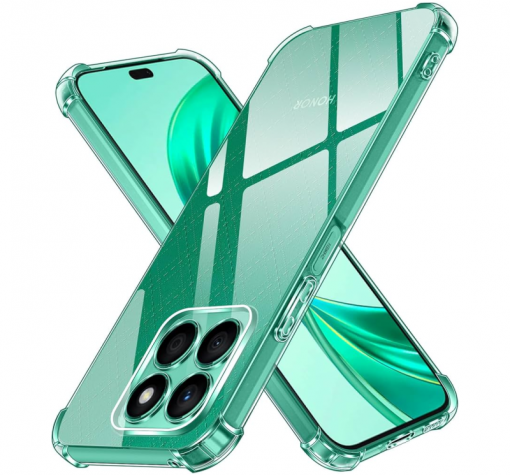 Удароустойчив силиконов калъф / гръб / TPU Anti Shock за Honor X8C - прозрачен