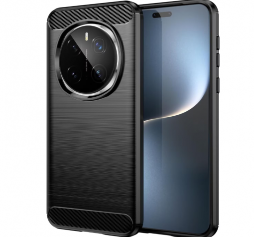 Силиконов калъф / гръб / кейс за Honor Magic 7 Pro - черен / carbon