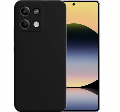 Силиконов калъф / кейс / Nano TPU за Xiaomi Redmi Note 14S - черен гръб със защита за камерата