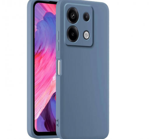 Силиконов калъф / кейс / Nano TPU за Xiaomi Redmi Note 14S - син гръб със защита за камерата