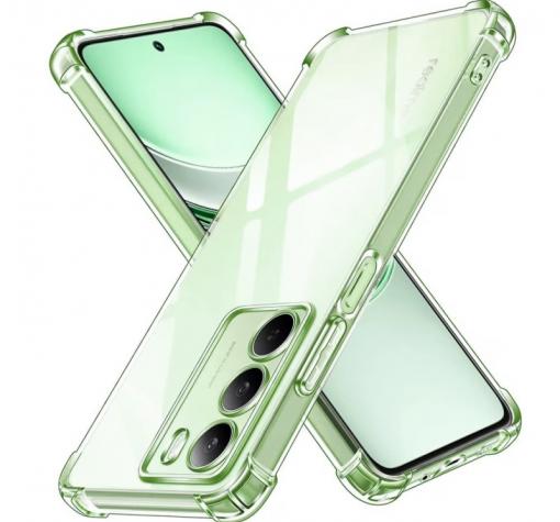 Удароустойчив силиконов калъф / гръб / TPU Anti Shock за Realme 14X / Realme V60 Pro - прозрачен