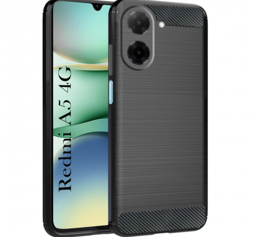 Силиконов калъф / гръб / кейс за Xiaomi Redmi A5 4G / 173.33mm - черен / carbon