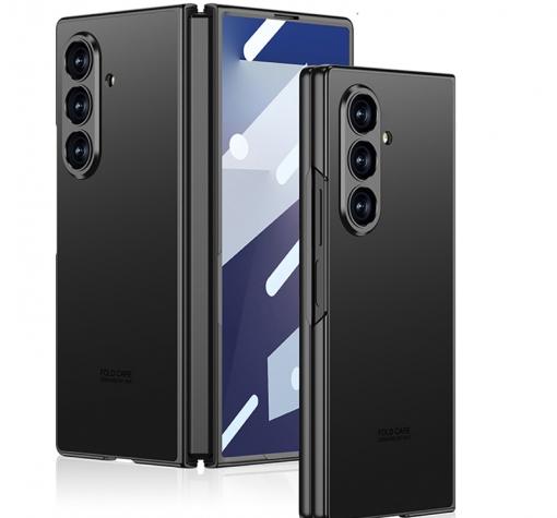 Луксозен гръб / кейс / Elegant Case за Samsung Z Fold 7 - черен