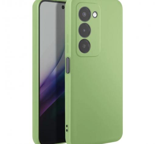 Силиконов калъф / кейс / Nano TPU за Xiaomi Redmi 15 - зелен гръб със защита за камерата