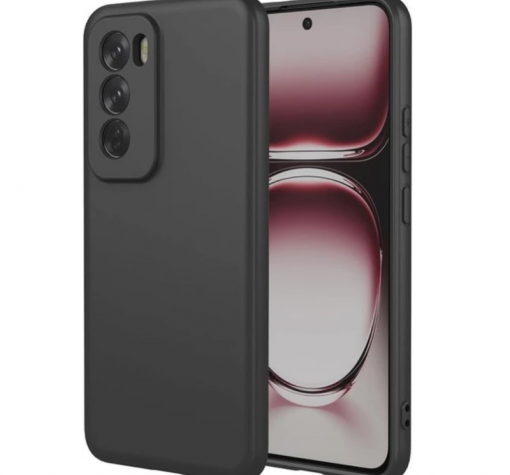 Силиконов калъф / кейс / Nano TPU за Realme 14x - черен гръб със защита за камерата