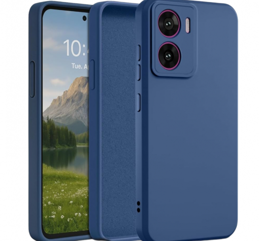 Силиконов калъф / кейс / Nano TPU за Motorola Moto G06 - тъмносин гръб със защита за камерата