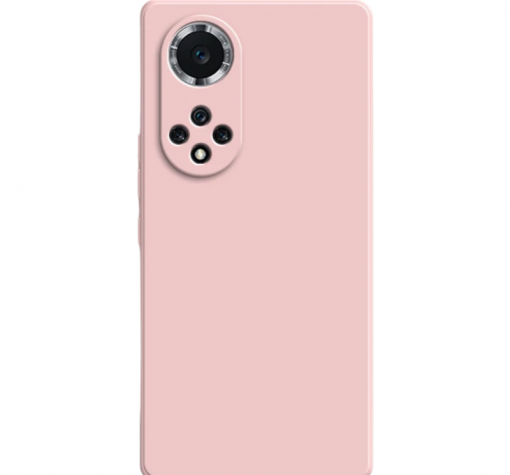 Силиконов калъф / кейс / Nano TPU за Huawei Nova 9 / Honor 50 - светлорозов гръб със защита за камерата