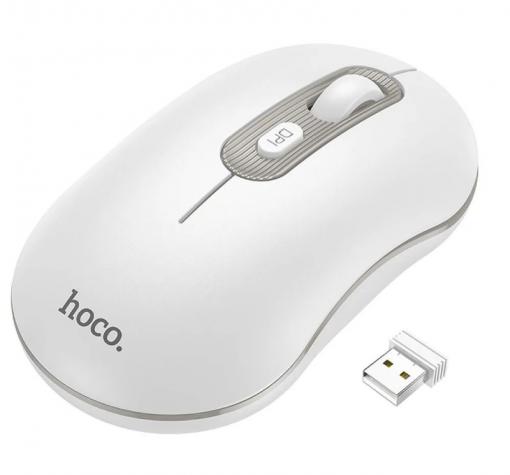 Безжична Мишка HOCO GM21 / 2,4G 1600 dpi - бяла