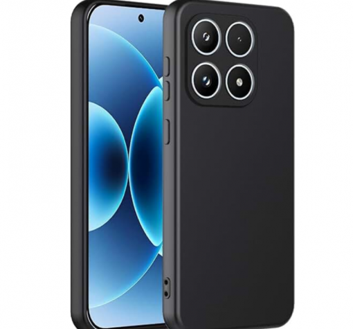 Силиконов калъф / кейс за Xiaomi 17 - черен гръб със защита за камерата