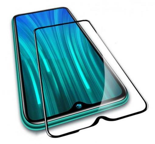 9D full cover Tempered glass Full Glue screen protector Motorola Moto E7 Plus / Извит стъклен скрийн протектор с лепило от вътрешната страна за Motorola Moto E7 Plus - черен