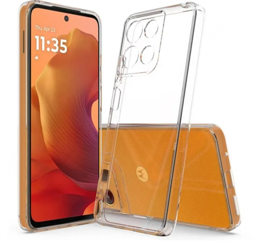 Силиконов калъф / гръб / TPU кейс за Motorola Moto G57 / Motorola Moto G57 Power - прозрачен гръб със защита за камерата