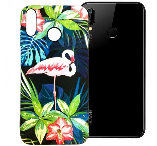 Силиконов калъф / гръб / TPU LUXO за Huawei Y6 2019 - розово фламинго